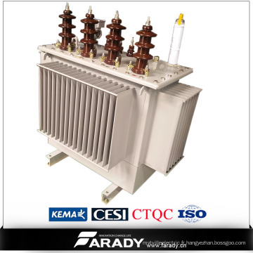 Onan Dyn11 Transformateur de puissance monté à pôle immergé à 3 phases / 750kVA